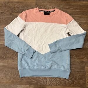 Criminal Damage London Colorblock Crewneck Sweatshirt –XS Streetwear Urban Retro